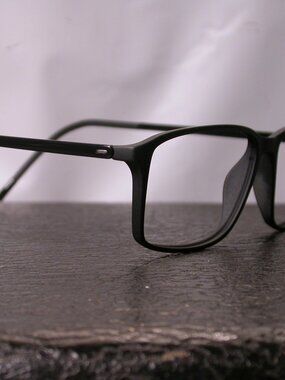 Silhouette Titan Matte Black Modern Light Weight Eyeglasses Made in Austria
